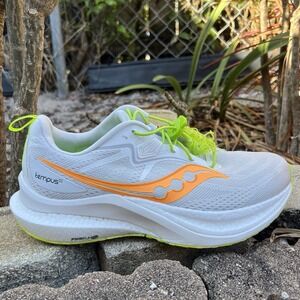 Saucony Men's Tempus 2 Running Shoes White Size 10 - USED